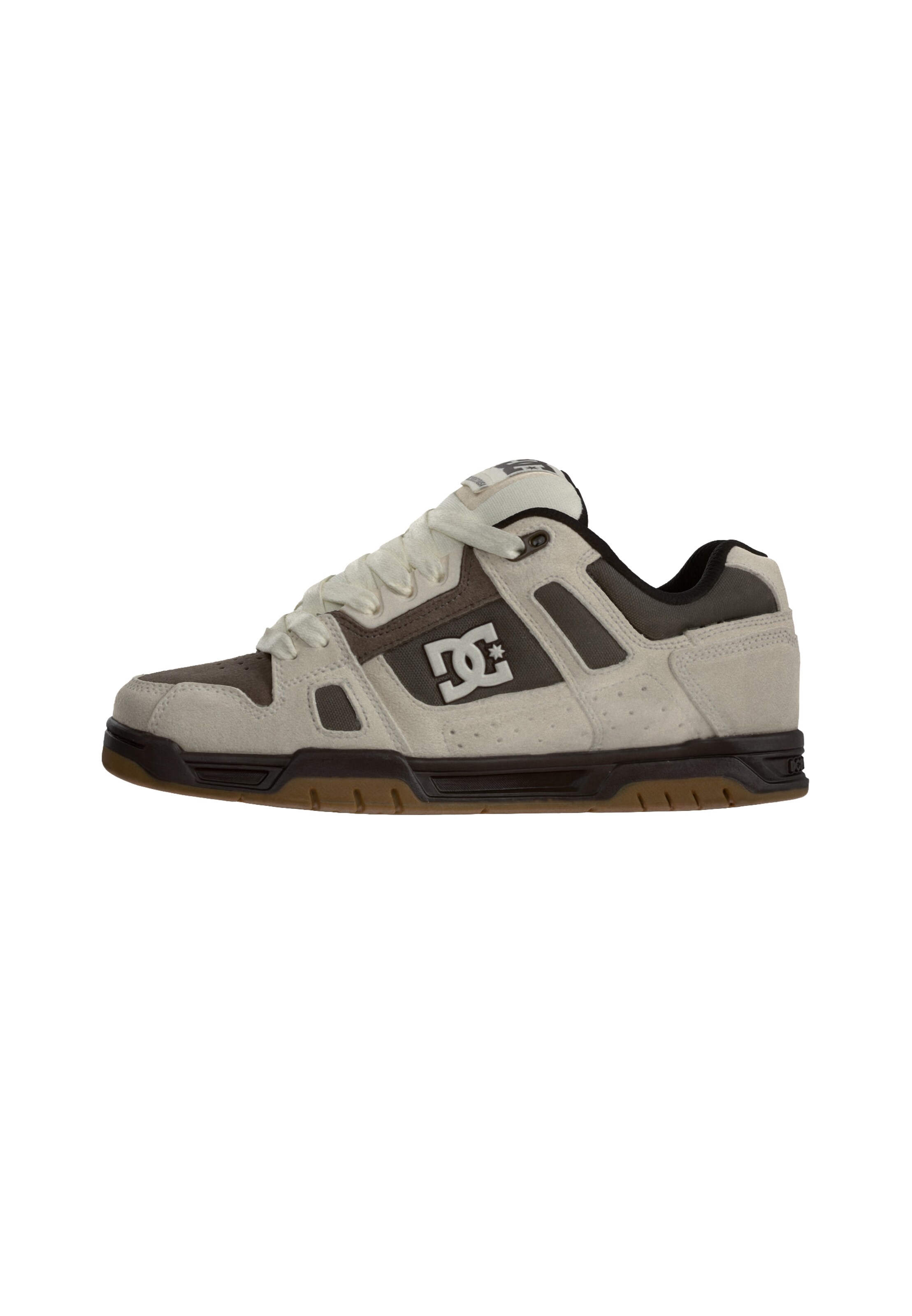 DC Shoes Низкие кроссовки 'STAG' в размере 40 в Кремовый / Шоколадный, Обзор товара
