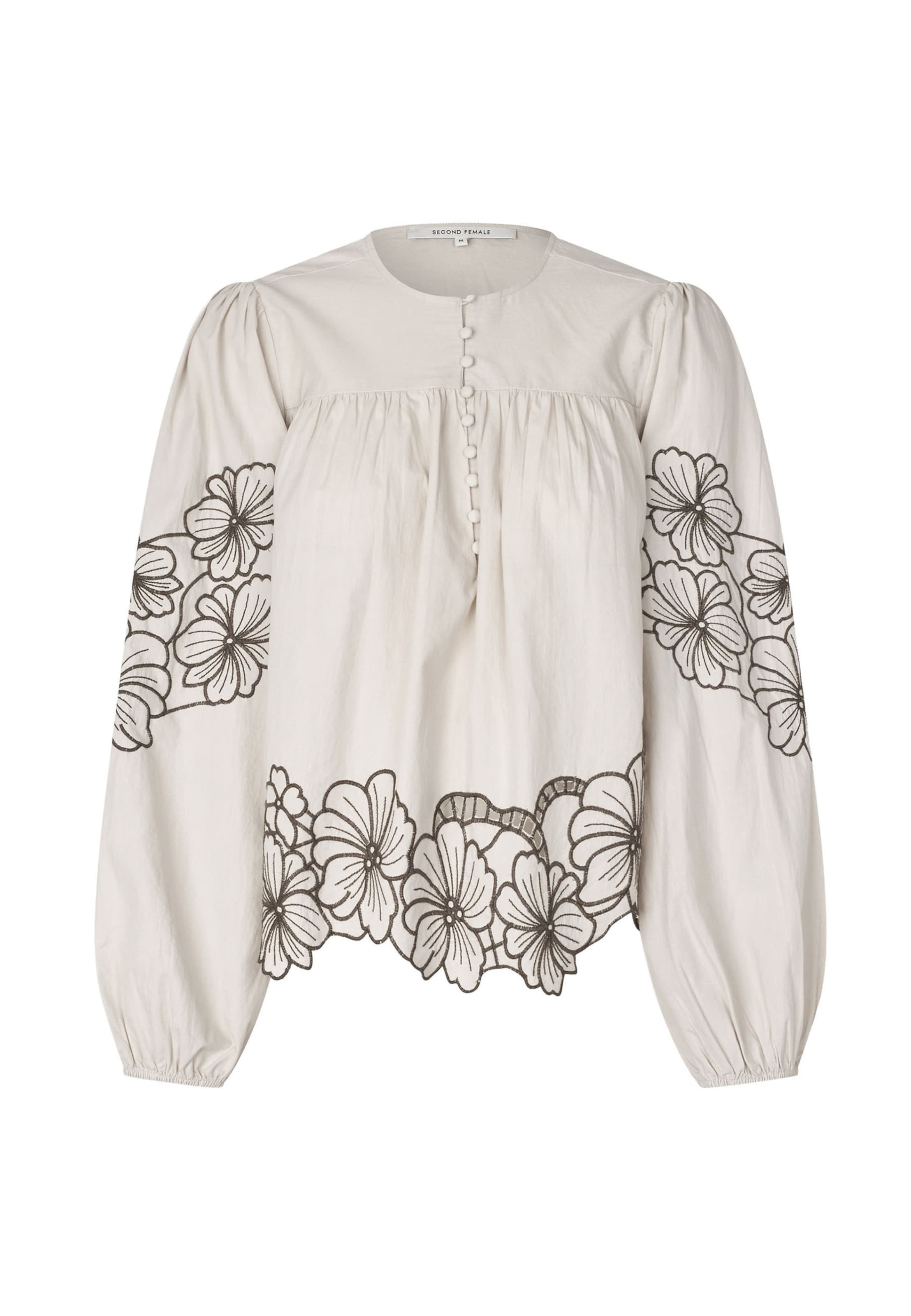 Chemisier 'Elinor' SECOND FEMALE en beige : devant