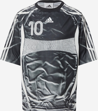 Marškinėliai 'Adilenium Season 4 Teamgeist' iš ADIDAS ORIGINALS, spalva – juoda / balkšva, Prekių apžvalga