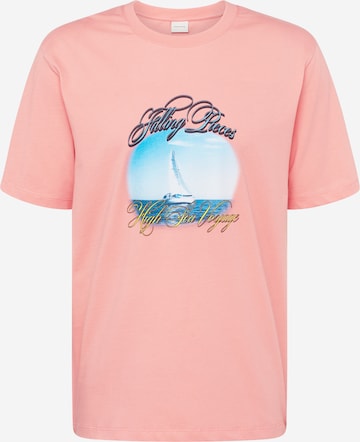 Filling Pieces T-shirt i rosa: framsida