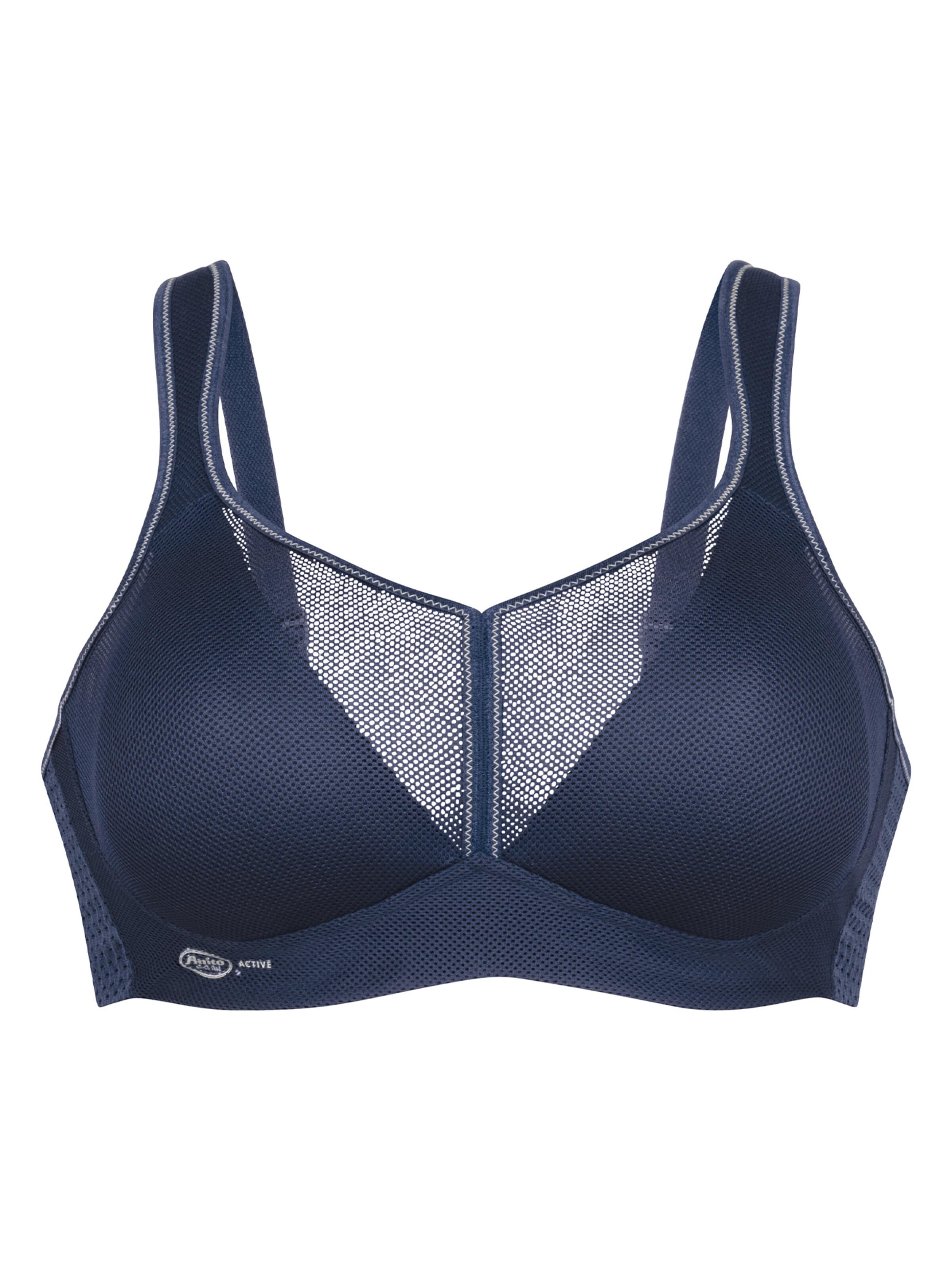 ANITA T-Shirt BH 'Air Control mit Delta Pad Sport'‌‌‌ in Blau: Vorderseite
