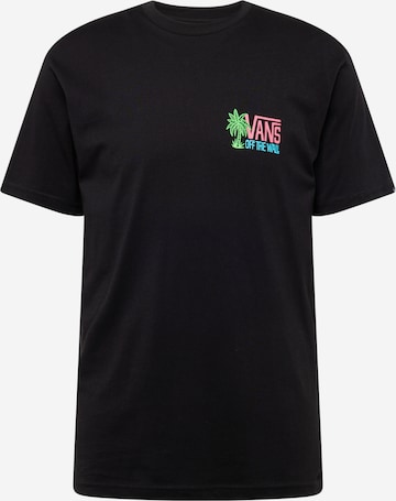 Tricou 'PALM LINES' de la VANS pe negru: față