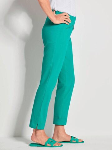 Effilé Pantalon 'Louisa' Goldner en vert