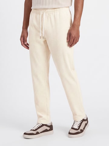JACK & JONES Loose fit Trousers 'JPSTKane Heath' in White: front