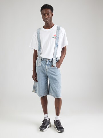 Regular Salopette en jean ADIDAS ORIGINALS en bleu : devant