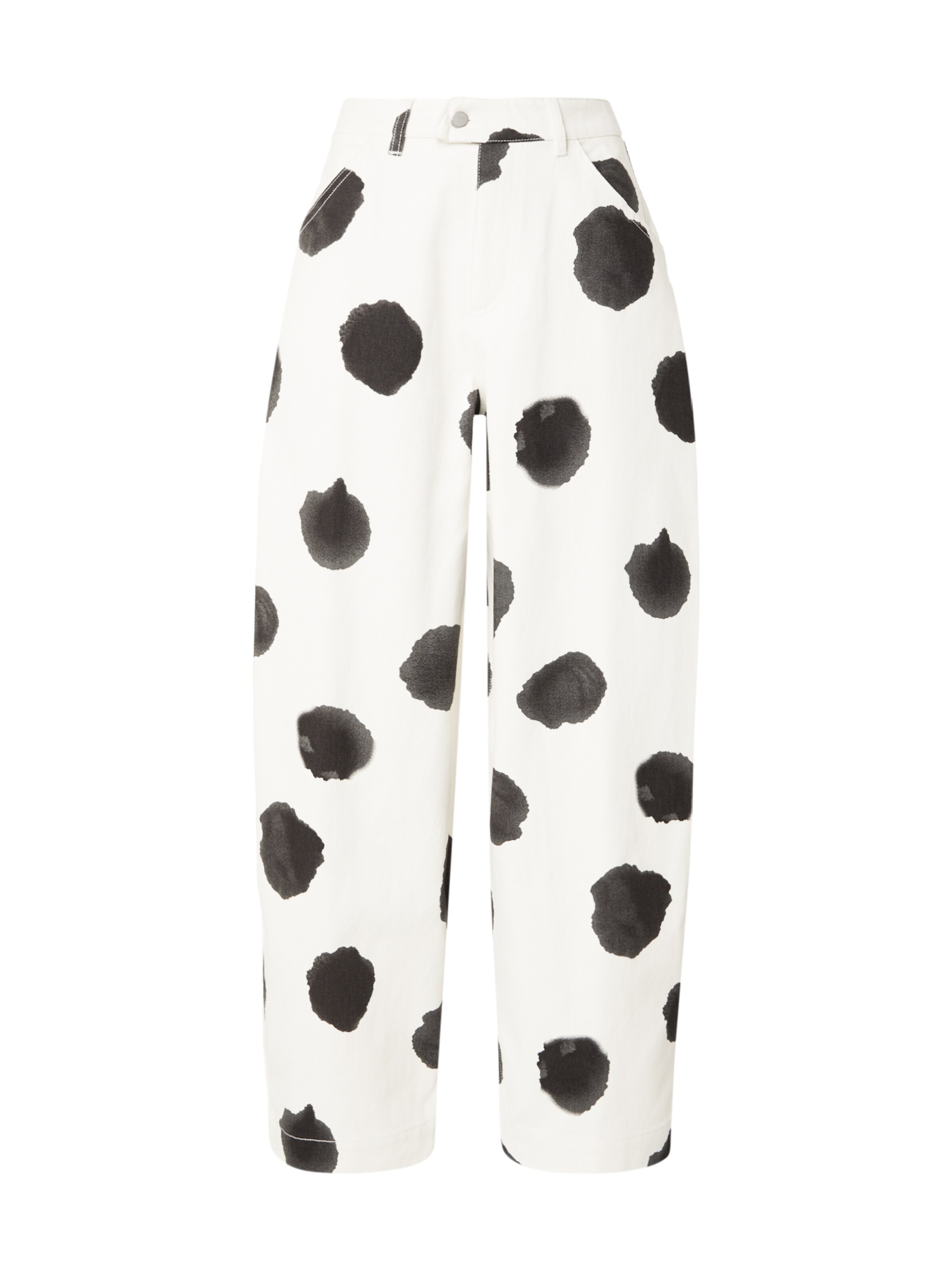 Barrel Jean 'YARA' TOPSHOP en beige : devant