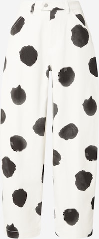 smėlio TOPSHOP Barrel Džinsai 'YARA': priekis