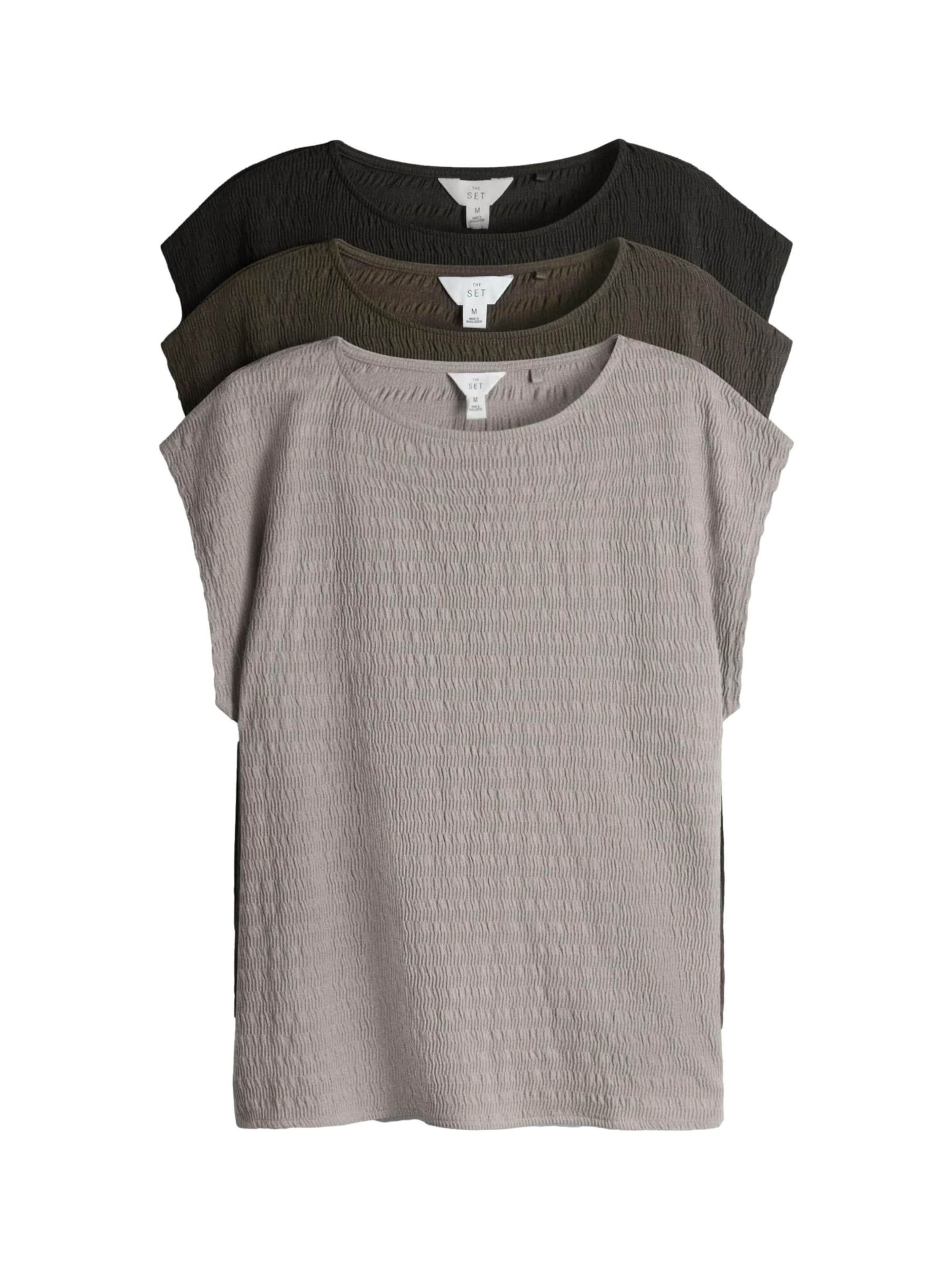 The Set Top in Grau: Vorderseite