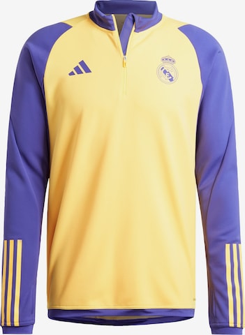 Sweat de sport 'Real Madrid Tiro 23' ADIDAS PERFORMANCE en jaune : devant