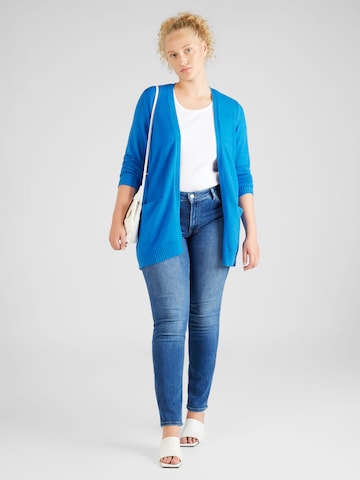 ONLY Carmakoma Slimfit Jeans 'Eva' in Blauw