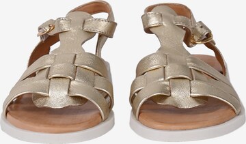 Apple of Eden Strap Sandals in Beige