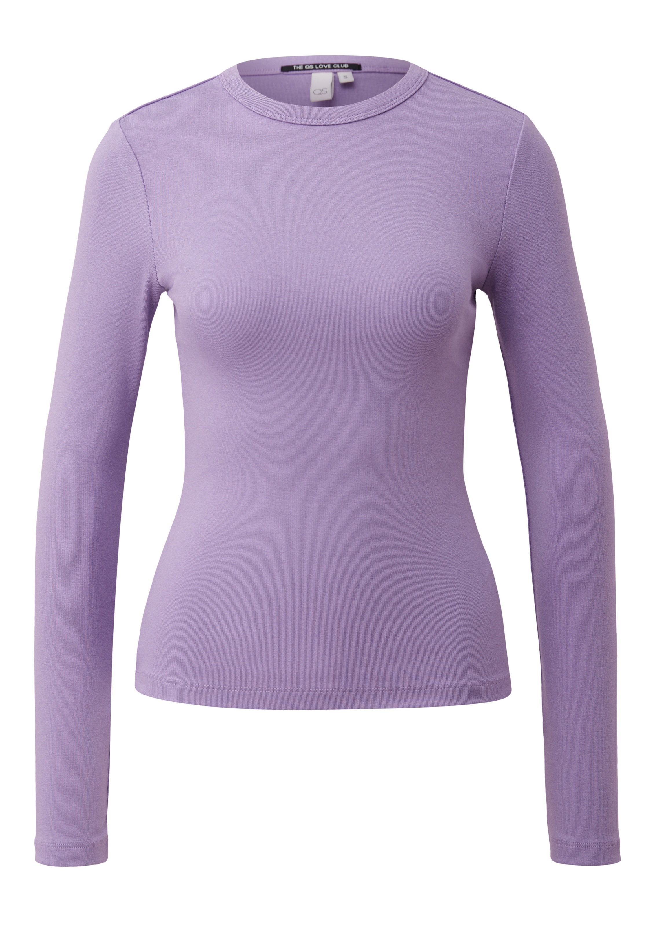 QS Shirt in lavendel, Produktansicht
