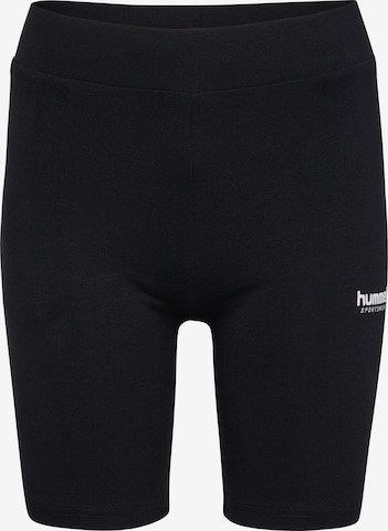 Coupe slim Pantalon de sport Hummel en noir : devant