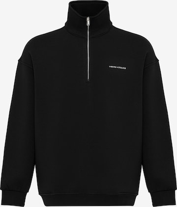 VAMOS CLO Μπλούζα φούτερ σε μαύρο: μπροστά