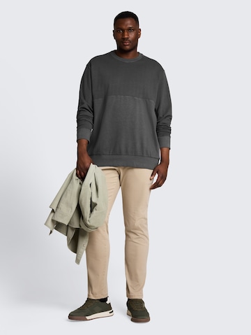 TOM TAILOR Men + Sweatshirt in Grijs