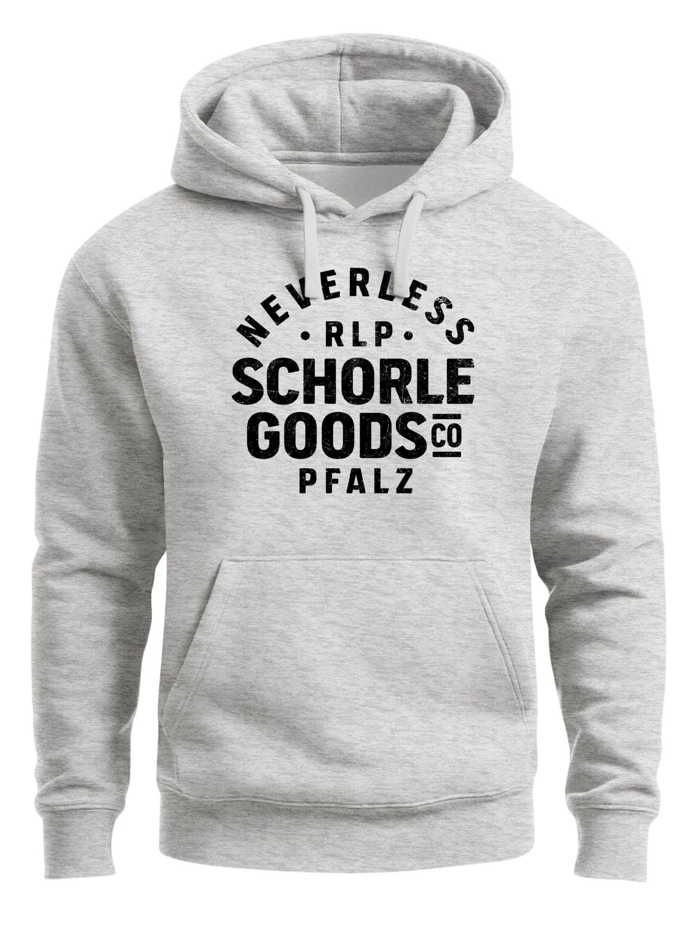 Neverless Sweatshirt 'Schorle' in Grey: front