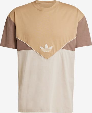 T-Shirt ADIDAS ORIGINALS en marron : devant