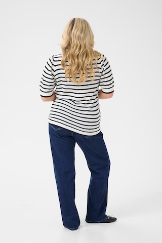Pull-over 'Amana' KAFFE CURVE en blanc