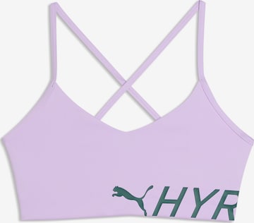 PUMA Sport-BH 'Puma x Hyrox Pwrmode' in Lila: Vorderseite