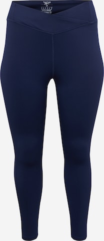 Reebok Skinny Sporthose 'WOR' in Blau: predná strana