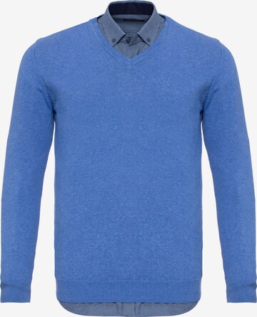 Felix Hardy Trui in Blauw: voorkant