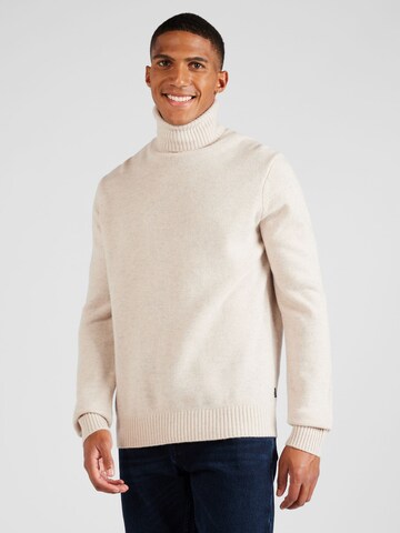 ECOALF Pullover 'BRUN' in Beige: predná strana