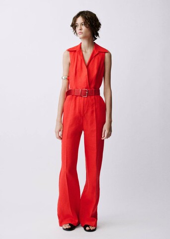 MANGO Jumpsuit 'Nana' in Red: front
