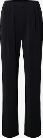 juoda SELECTED Standartinis Klostuotos kelnės 'SLFTENNY': priekis