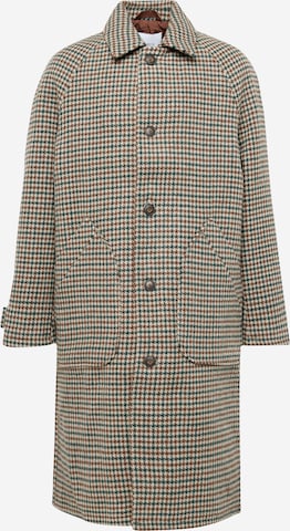 Les Deux Between-seasons coat 'Michael Houndstooth' in Beige: front