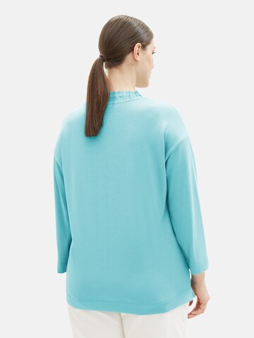 Tom Tailor Women + Shirt in Blau