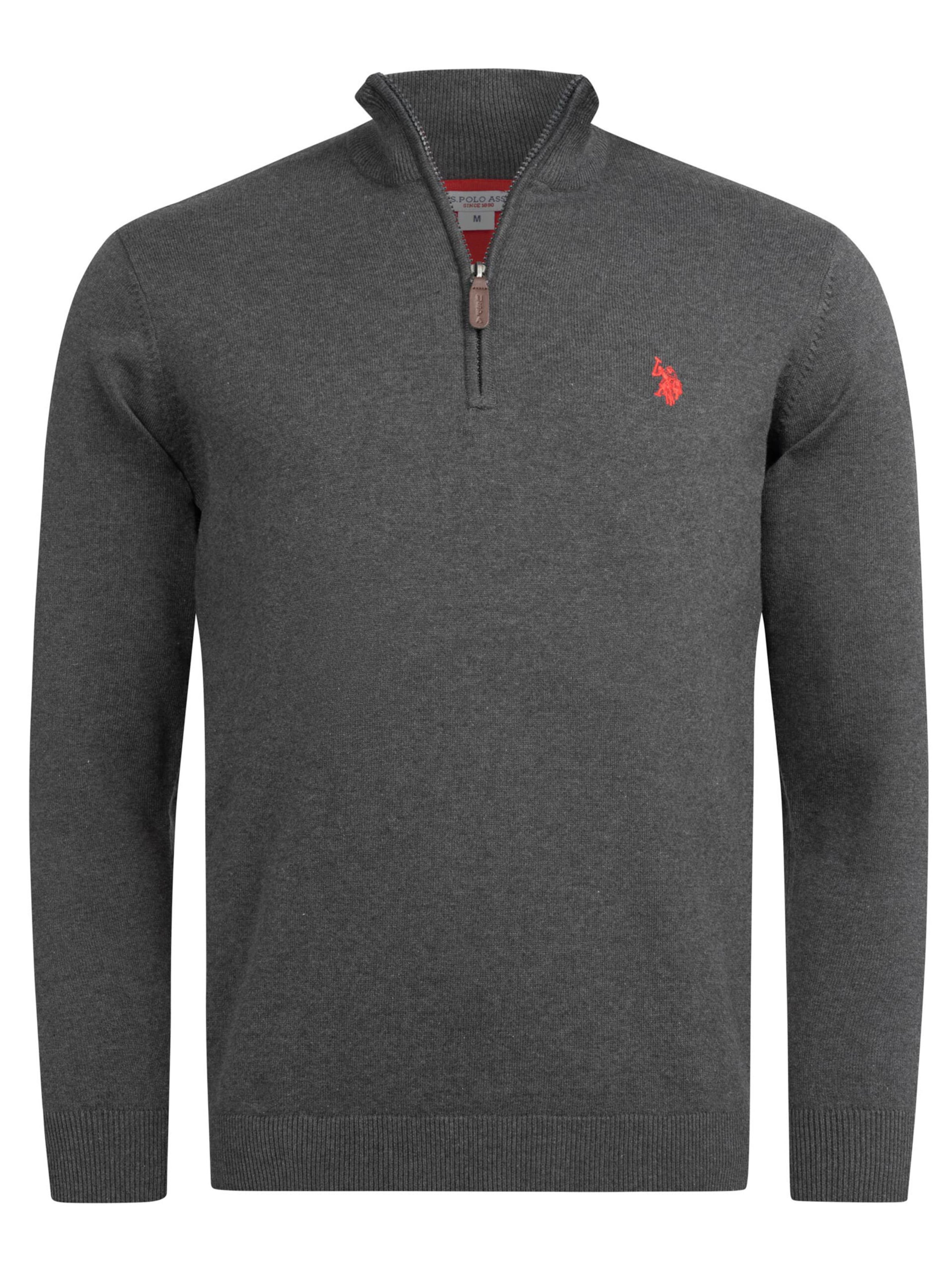U.S. POLO ASSN. Sweater in Grey: front