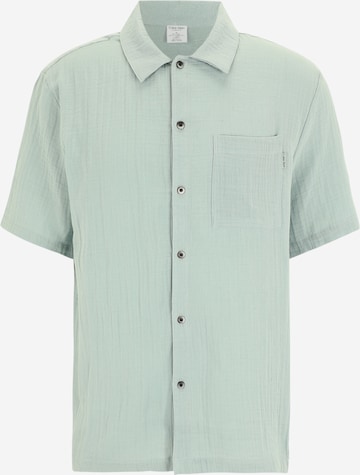 Calvin Klein Underwear Comfort fit Button Up Shirt 'Pure' in Blue: front