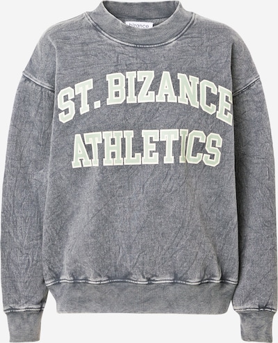 Bizance Paris Sweater majica 'ETA' u menta / crna / bijela, Pregled proizvoda