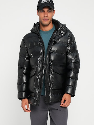 juoda Karl Lagerfeld Žieminė striukė