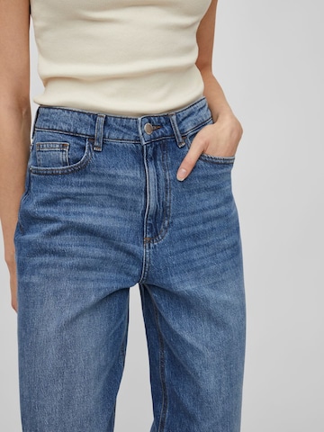 VILA Wide Leg Jeans i blå