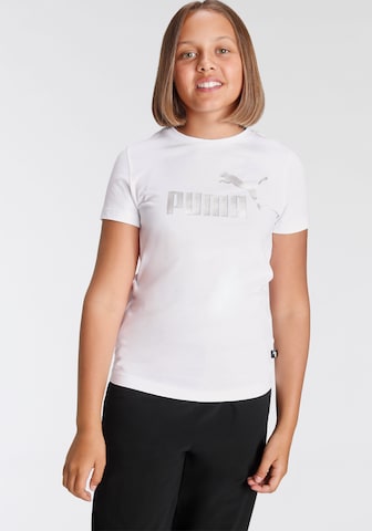 PUMA - Camiseta en blanco: frente