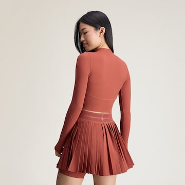 ADIDAS BY STELLA MCCARTNEY - Camiseta funcional 'TruePurpose' en marrón