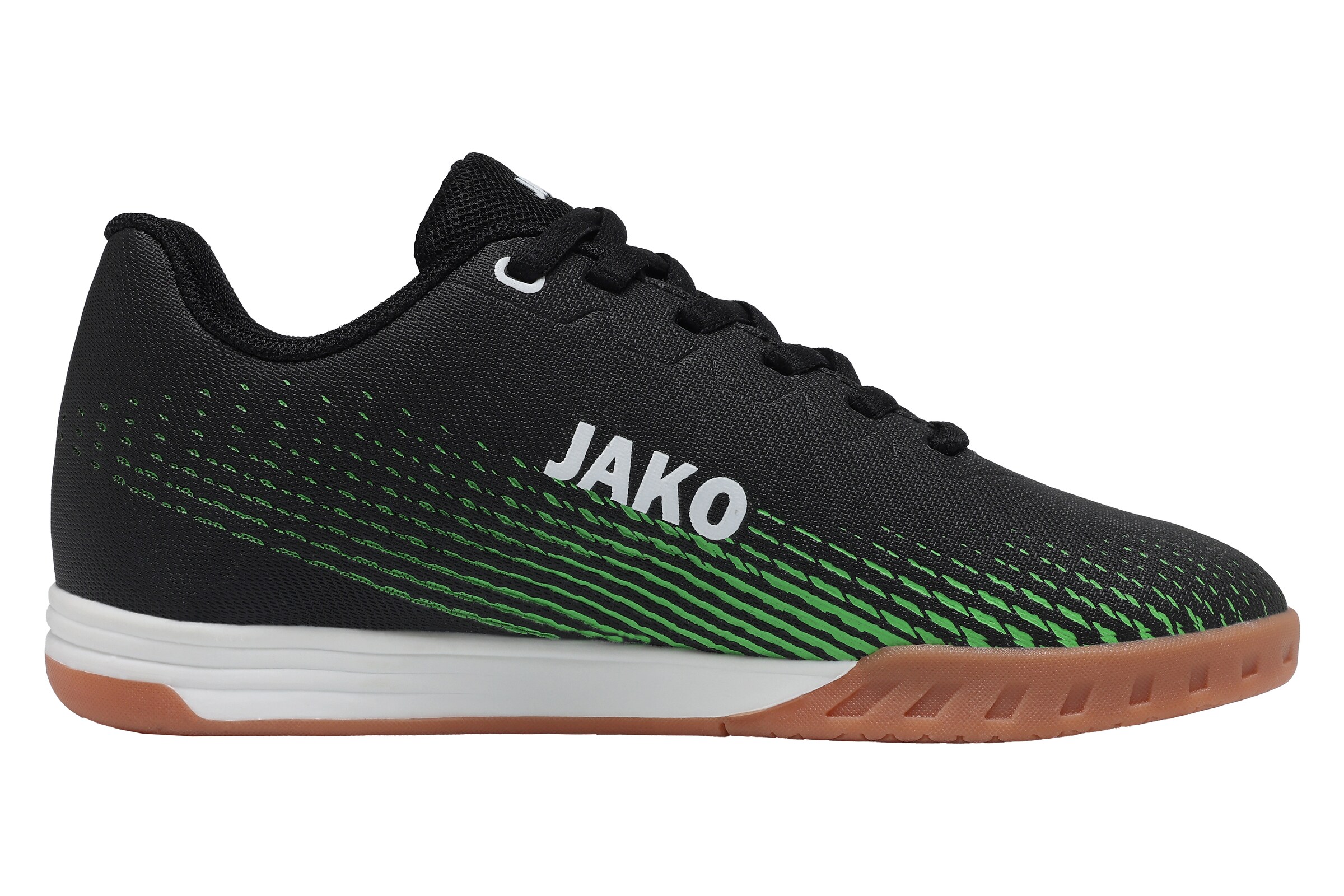 JAKO Athletic Shoes in Black: front