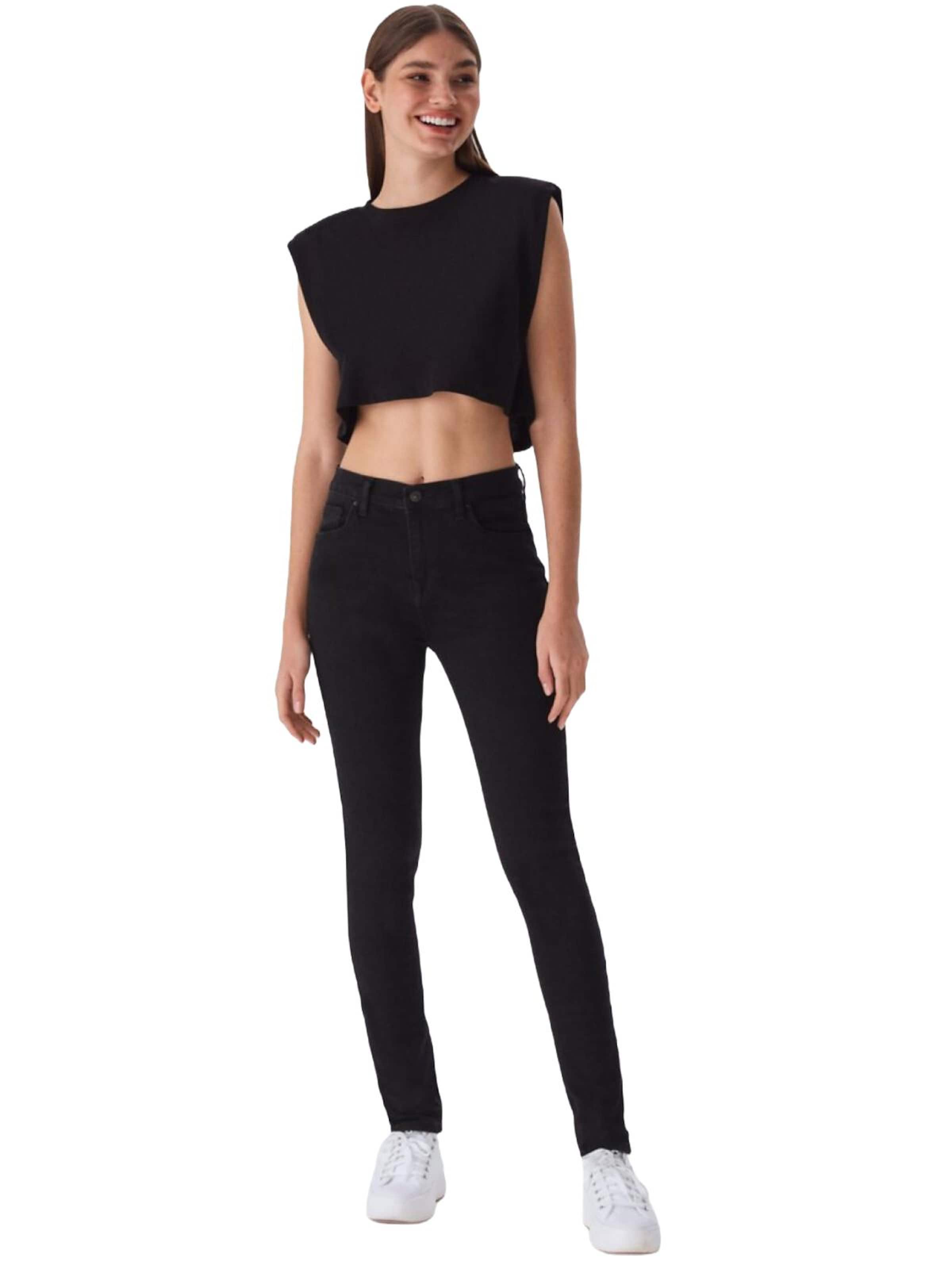 LTB Jeans - Top 'LTB Jeans Damen-Tanktop' en negro: frente