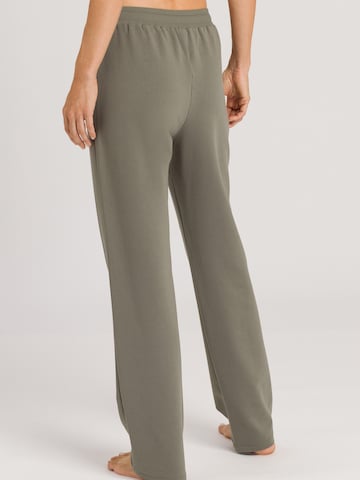 Regular Pantalon Hanro en vert