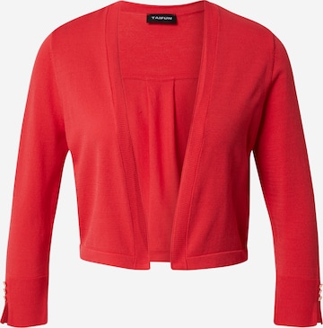 TAIFUN Knit Cardigan in Red: front