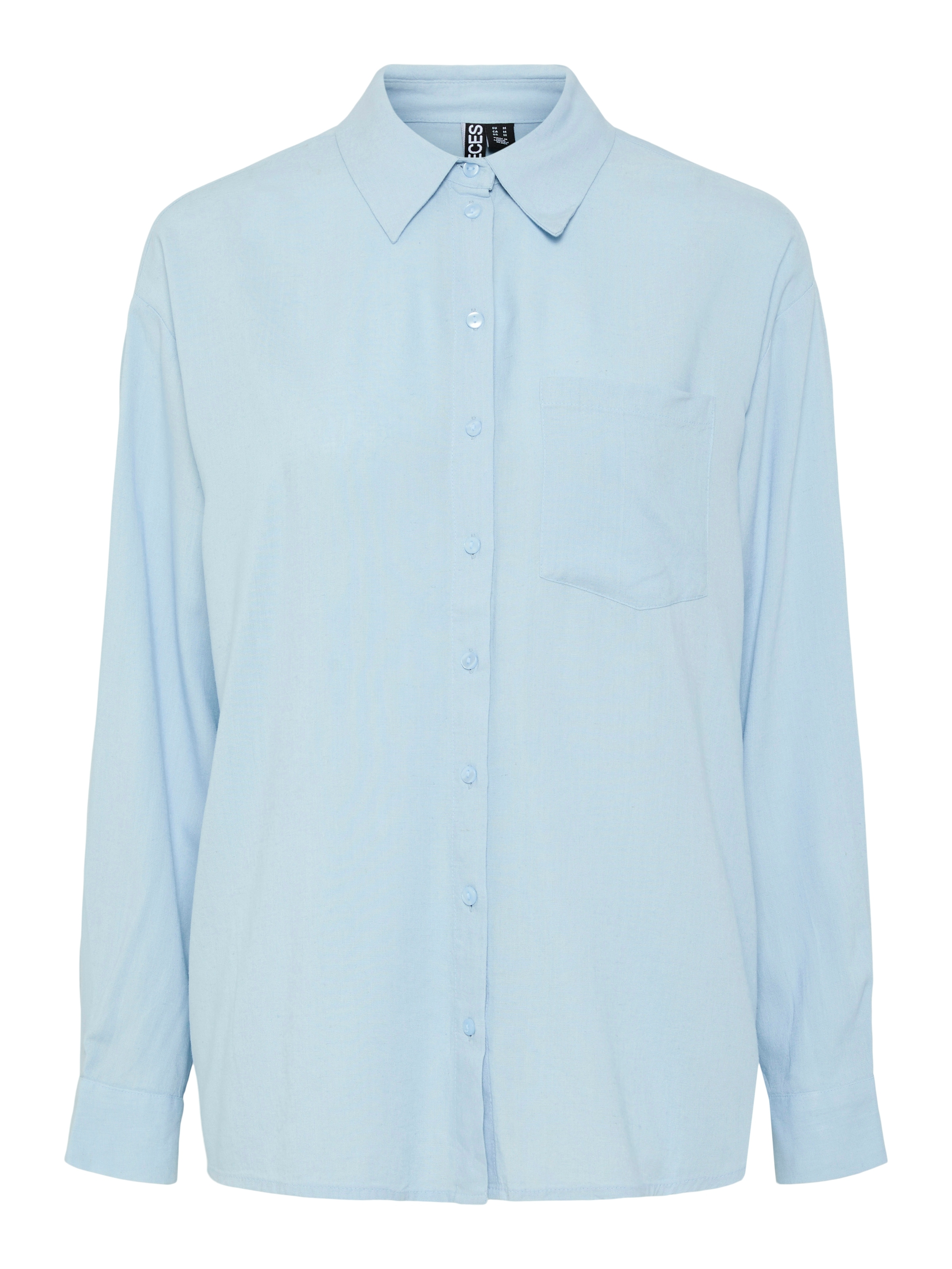 PIECES Halenka 'PCPia' – modrá: přední strana