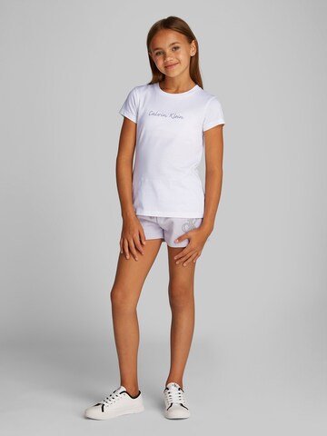 Calvin Klein Jeans Μπλουζάκι σε λευκό: μπροστά