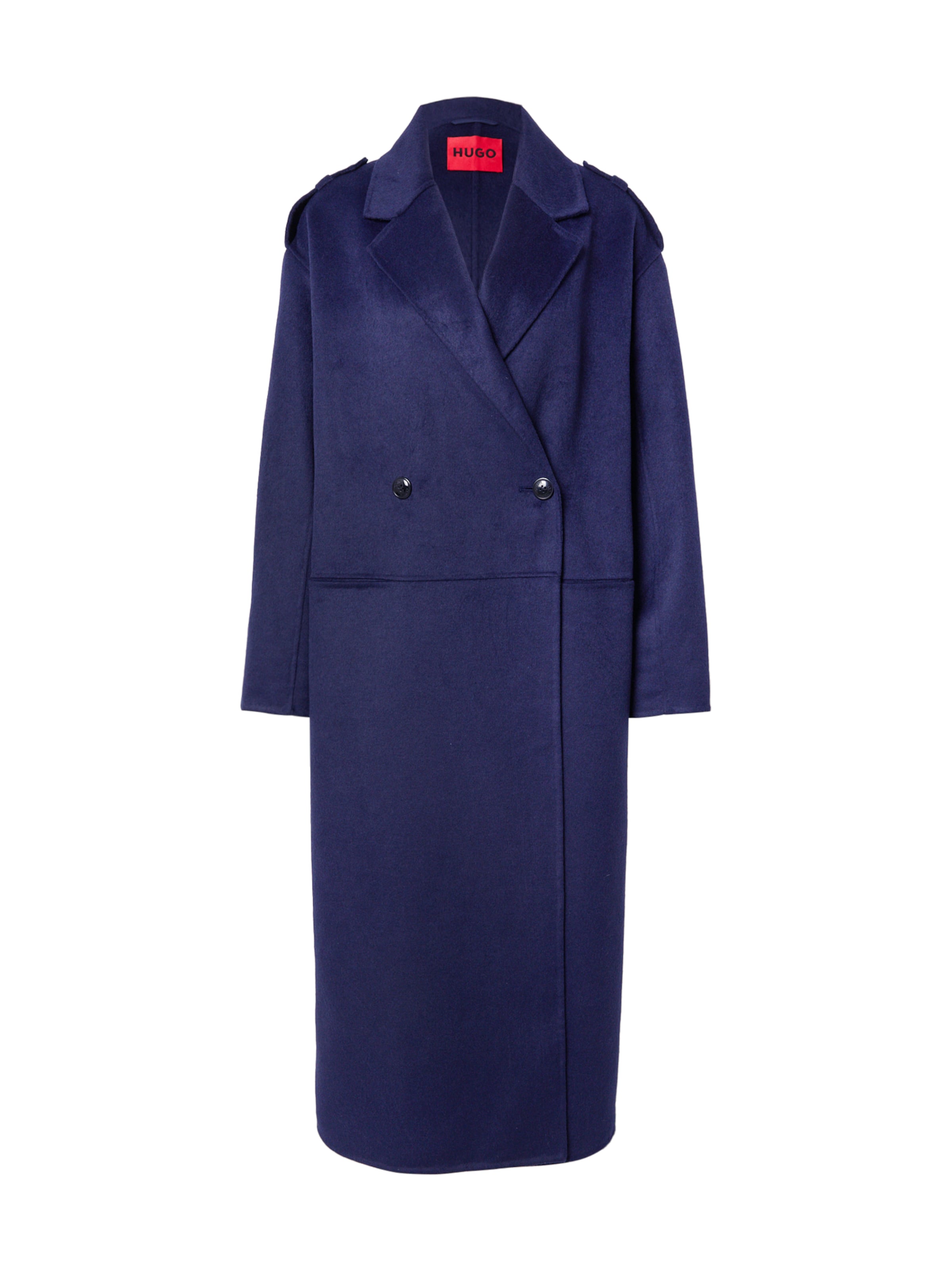 Manteau mi-saison &#x27;Meluma-1_DF&#x27; HUGO en bleu : devant