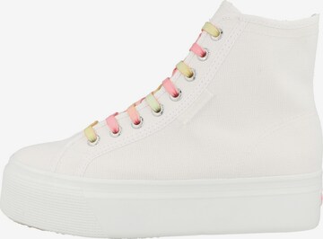 SUPERGA Sneaker high '2708 Hi Top Shaded Lace' in Weiß