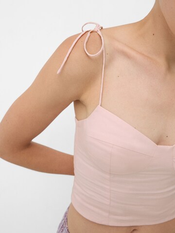 Bershka Topp i rosa