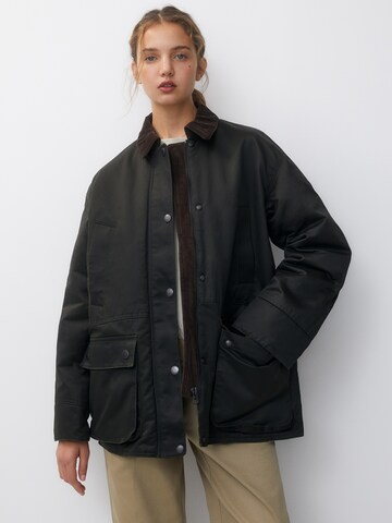 Pull&Bear Between-season jacket in Black: front