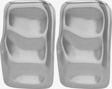 Akzent Earrings 'langlebig' in Silver: front