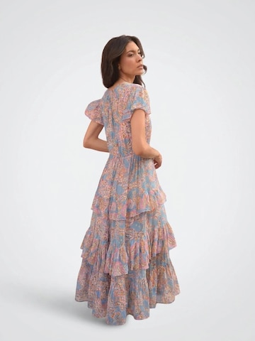 Miss June - Vestido 'Robe Longue Anakarina' en azul