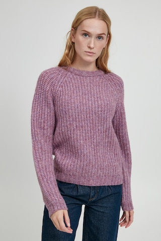 Pull-over b.young en violet : devant